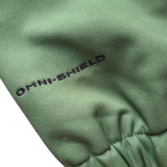 Columbia Omni-Shield Green Softshell Jacket Men’s Medium Outdoor Hiking Wind - Picture 7 of 11